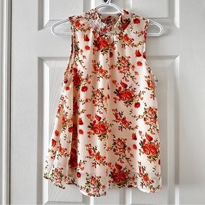 Japna Sleeveless Floral Top